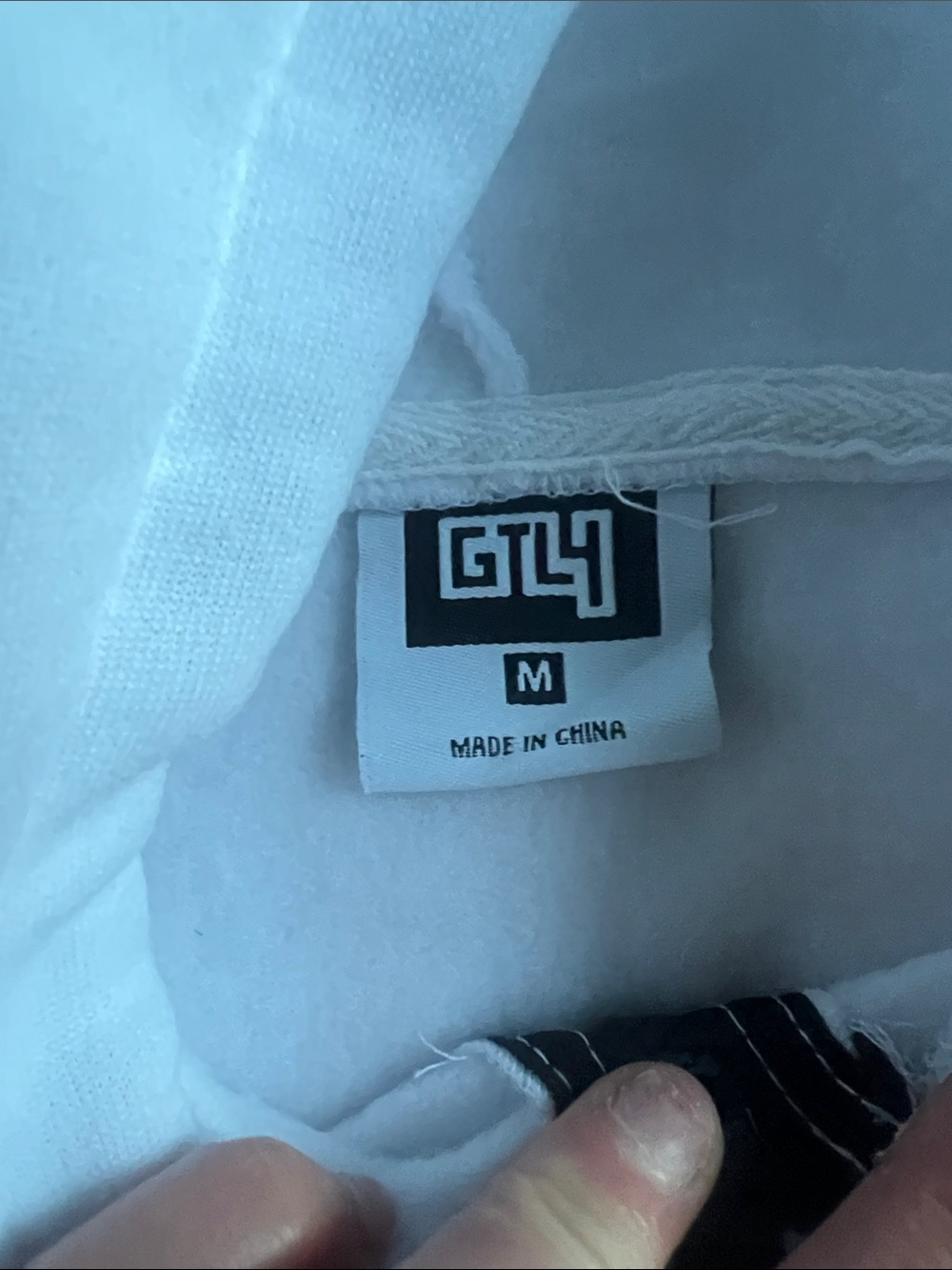 Men’s White Good Things Last Forever Zip Up Hoodie View 4